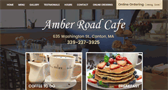 Desktop Screenshot of amberroadcafe.com